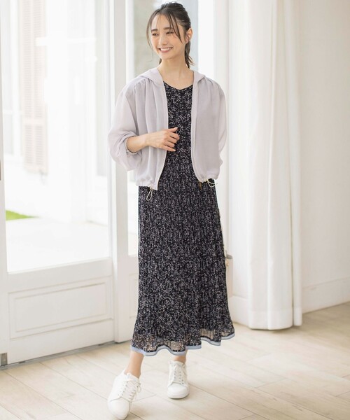 any sis 花柄 Sサイズ ロングワンピース any SiS ワンピース 「洗える」フラワープリーツ : ZOZOTOWN