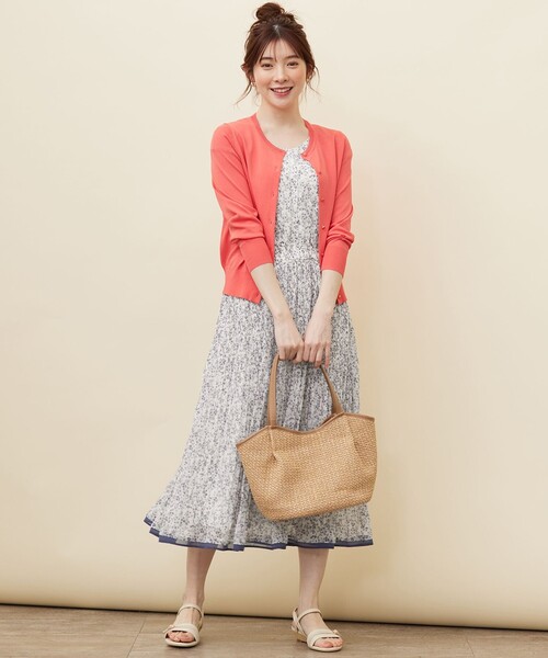 any sis 花柄 Sサイズ ロングワンピース any SiS ワンピース 「洗える」フラワープリーツ : ZOZOTOWN