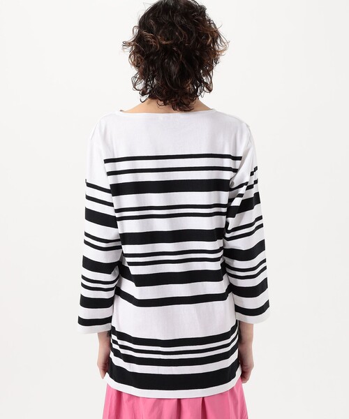 ルミノア＊ボーダー　カットソー Le Minor（ルミノア） tシャツ LE MINOR PICASO NAVAL ボーダー