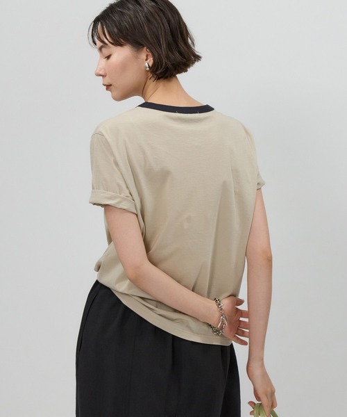 BABYLONE tシャツ CAMILLEバイカラーTシャツ レディース