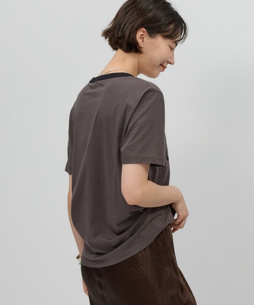 BABYLONE tシャツ CAMILLEバイカラーTシャツ レディース
