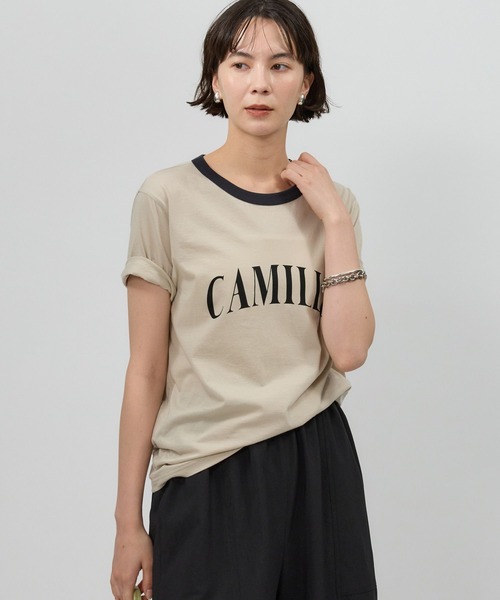 バビロン　CAMILLEバイカラーTシャツ BABYLONE tシャツ CAMILLEバイカラーTシャツ レディース