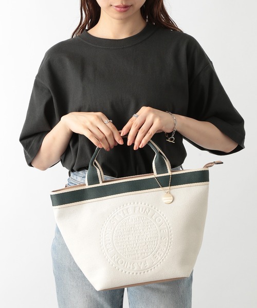 SETUP7（セットアップセブン） ハンドバッグ 「SETUP7」チャーム付き