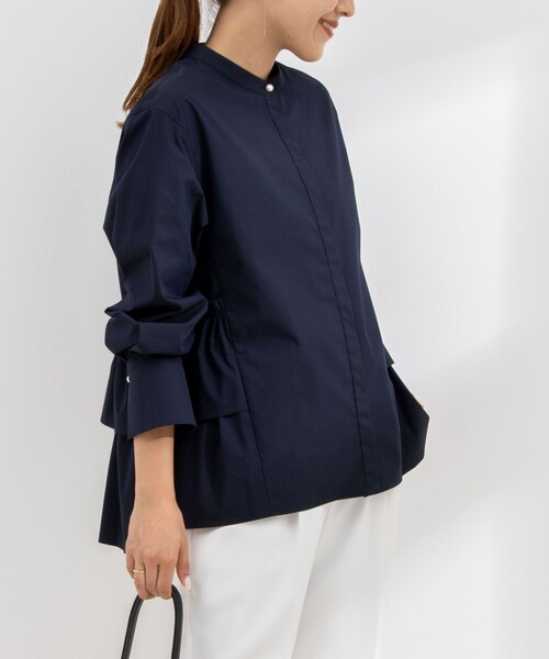 ノーリーズ　ペプラムシャツブラウス NOLLEY'S｜ペプラムシャツブラウス | Rakuten Fashion(楽天
