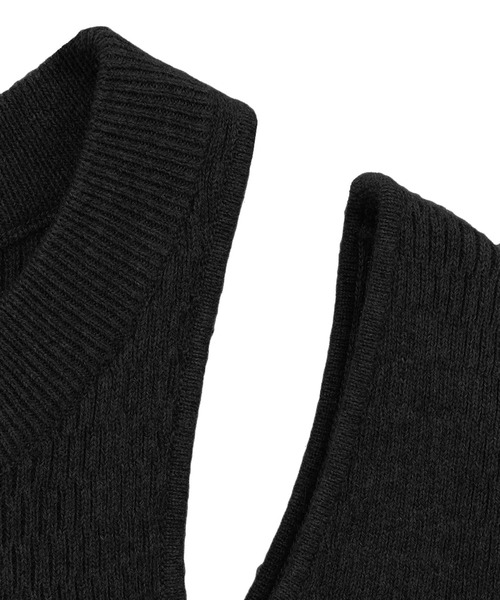 MANOF（マノフ） tシャツ LAYERED THERMAL KNIT TOPS レディース