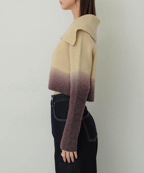 SENSE OF PLACE by URBAN RESEARCH ニット セーター グラデーション