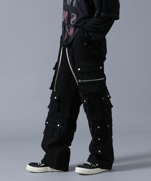 LHP Danke Schon ダンケシェーン　フレア　カーゴ　パンツ LHP｜DankeSchon/ダンケシェーン/11ozD ZIP POCKET FLARE CARGO