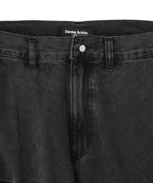 カーゴパンツ DankeSchon/ダンケシェーン/11oz DENIM HOOK SNAP POCKET CARGO PANTS メンズ レディース_19