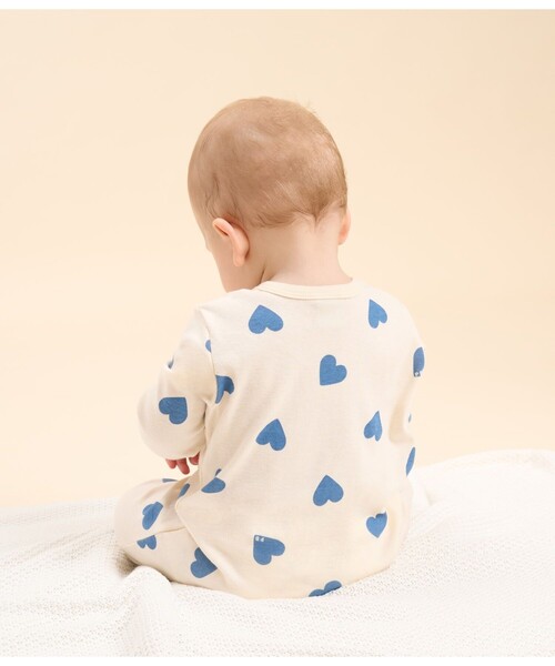 プチバトー新品未使用タグ付き PETIT BATEAU（プチバトー） ベビー服 ロンパース 足なしロンパース