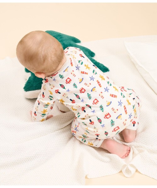 プチバトー新品未使用タグ付き プチバトー PETIT BATEAU 足なしロンパース【返品不可商品