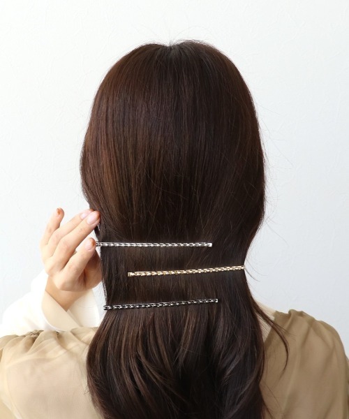 Three Four Time（スリーフォータイム） ヘアピン ボールチェーン