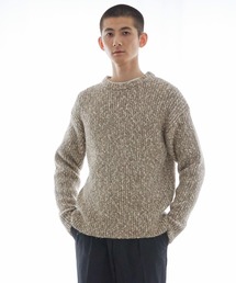 セーター ニット MIX SLUB PLAIN STITCH CREW-NECK メンズ｜ZOZOTOWN Yahoo!店