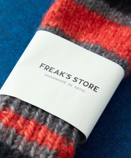 FREAK'S STORE（フリークスストア） 手袋 HAND KNIT LINE GLOVE