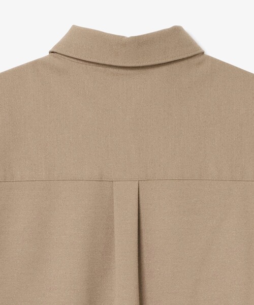 LACOSTE（ラコステ） ブラウス シャツ ストレッチ ウールライクダブル