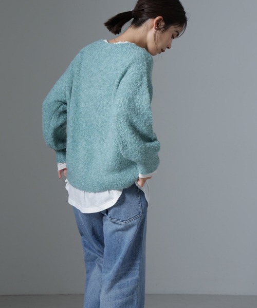 NANO universe（ナノ・ユニバース） ニット セーター ブークレVネック