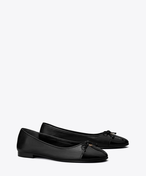 TORY BURCH トリーバーチ Cap Toe バレエパンプス TORY BURCH トリーバーチ パンプス CAP-TOE BALLET キャップトゥ