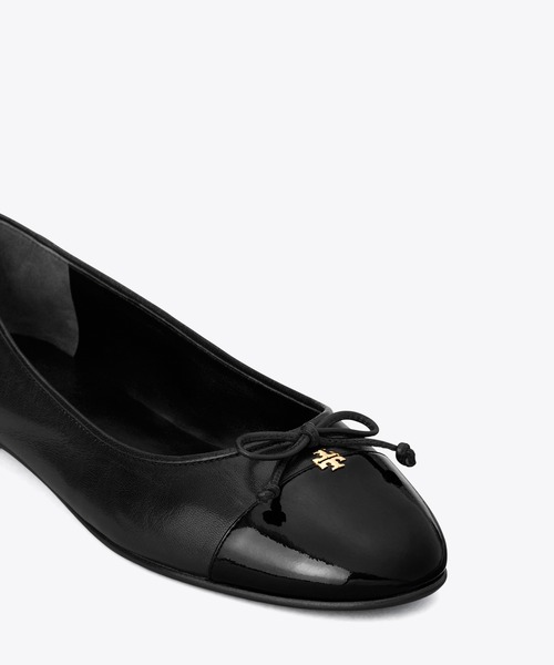 TORY BURCH バレエシューズ パンプス キャップトゥ バレエ