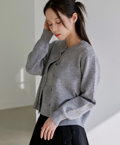 新品未使用　博多女子　カーディガン PENNEYS（ぺニーズ）別注】アソートジャガード起毛ニットカーディガン