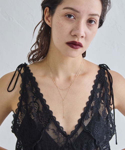 ete ネックレス　k10 イニシャル　Y WEB限定》イニシャルY／K10ダイヤモンドネックレス｜ネックレス