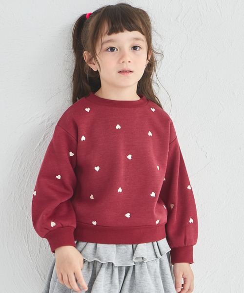 ページ✩.*˚ pairmanon（ペアマノン） トレーナー 「ぬくふわ」裏起毛 ハート