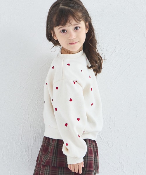 pairmanon（ペアマノン） トレーナー 「ぬくふわ」裏起毛 ハート