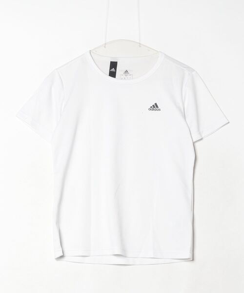 adidas（アディダス） ワンポイント半袖Tシャツ X-SMALL ホワイト