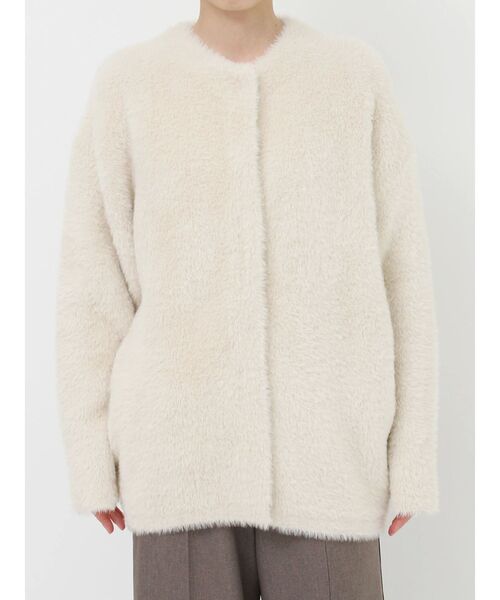 LagunaMoon♡ミニシャギーセッケツニットカーディガン LAGUNAMOON カーディガン ミニシャギーセッケツニット