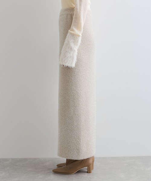 VIS（ビス） スカート 「セットアップ対応」ラメシャギーニット