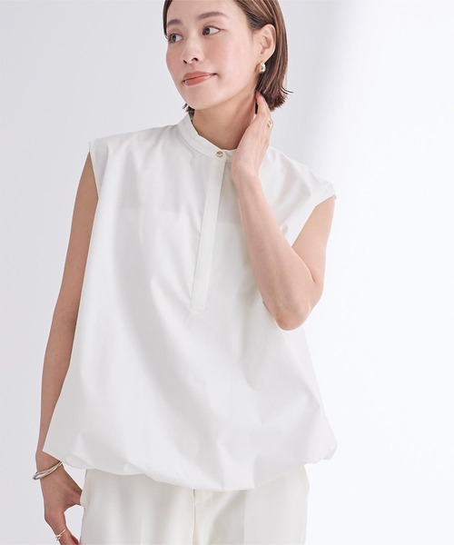 ブラウス シャツ フレンチスリーブショートトップス レディース titivate（ティティベイト）の「フレンチスリーブショートシャツ