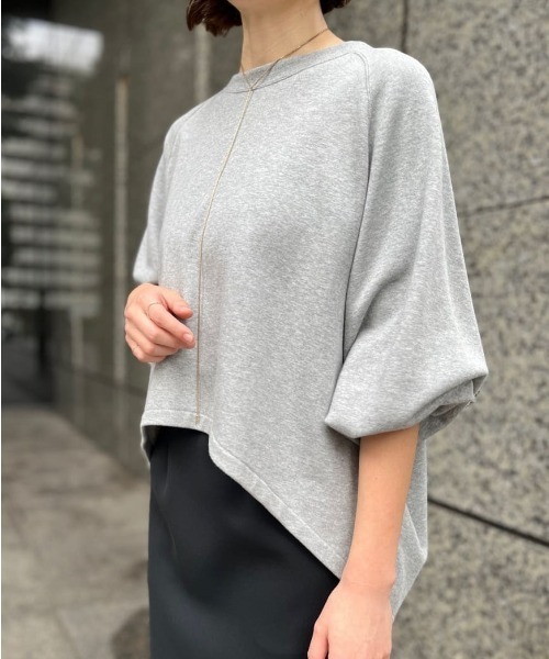 Le phil コンパクト裏毛ショートプルオーバー LE PHIL tシャツ コンパクト裏毛ショートプルオーバー
