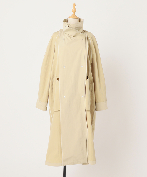 plage ライトトレンチコート　(36) beige plage トレンチコート コート R'IAM LOOSE レディース