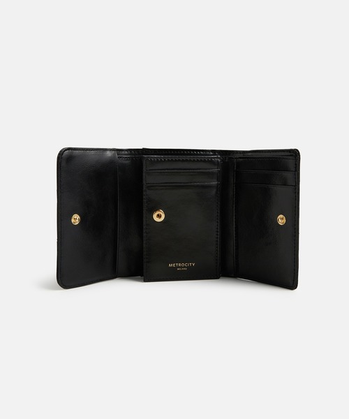 METROCITY（メトロシティ） 財布 「牛革 / 本革」キルティング 三