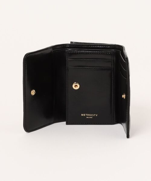 METROCITY（メトロシティ） ミニ 財布 「牛革 / 本革」キルティング 三