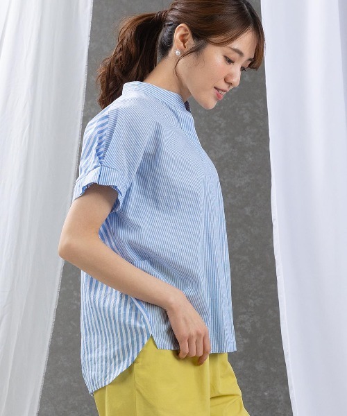 STUDIO PICONE（スタジオピッコーネ） ブラウス シャツ コットン×麻