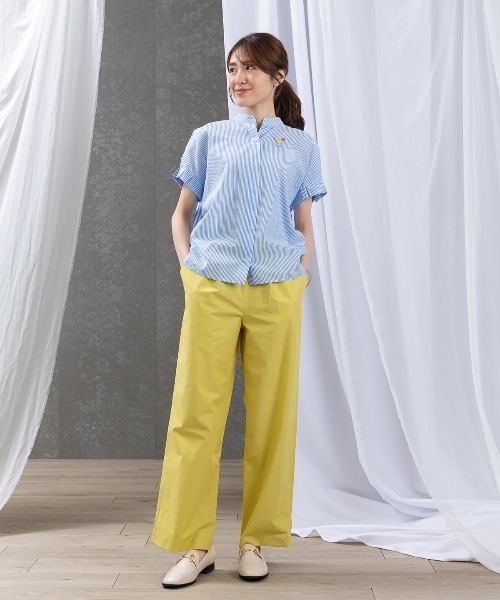 STUDIO PICONE（スタジオピッコーネ） ブラウス シャツ コットン×麻