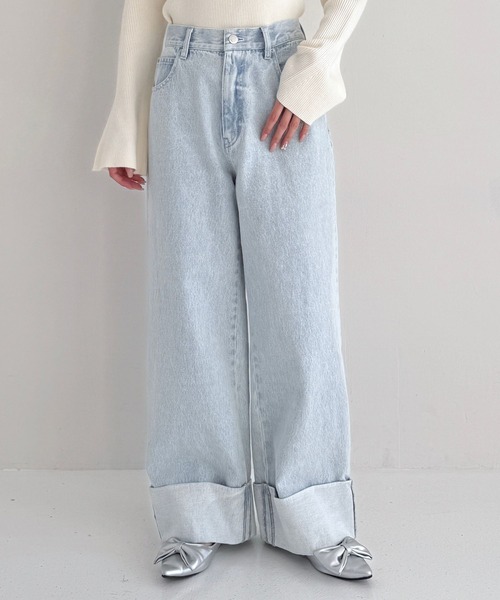 Heather（ヘザー） ジーンズ デニム デニムパンツ ロールアップデニム