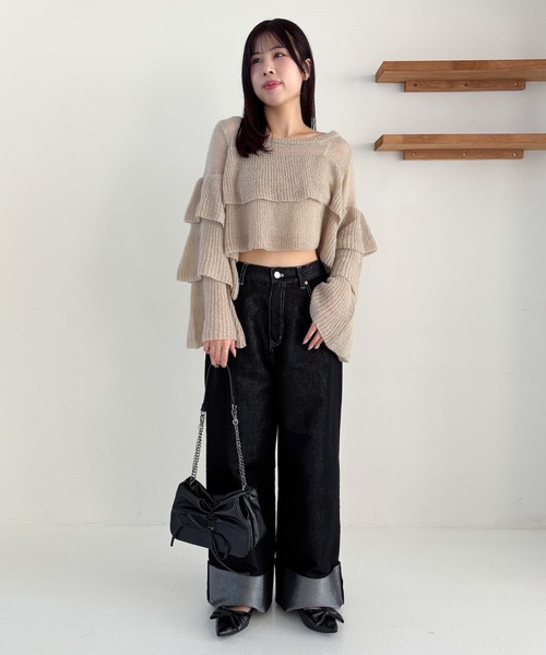Heather ジーンズ デニム デニムパンツ ロールアップデニム