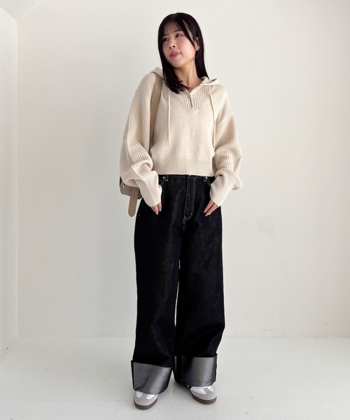 Heather ジーンズ デニム デニムパンツ ロールアップデニム