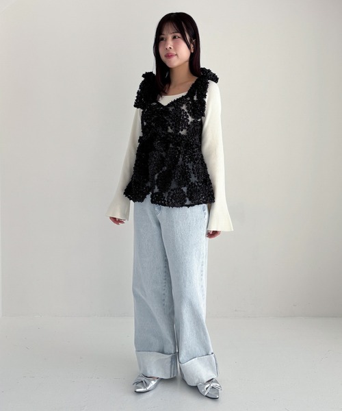 Heather ジーンズ デニム デニムパンツ ロールアップデニム