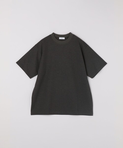 SHIPS any tシャツ any: デザイン リブ ハイゲージ ポンチ クルー
