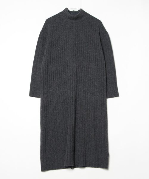 UNTITLED（アンタイトル） ニットワンピース 02 チャコールグレー