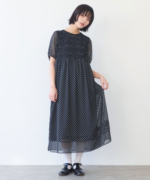 bulle de savon ワンピース dot刺繍 : ZOZOTOWN Yahoo!店 - 通販