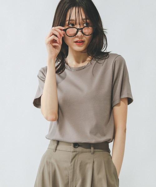 GLOBAL WORK tシャツ Fffit エフィット/やわらかストレッチ