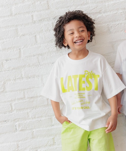 EARTH 　Tシャツ　パンツ　パイル地　アース　海外子供服 GLOBAL WORK（グローバルワーク） tシャツ ヘビロッTEEBOYS半袖/T