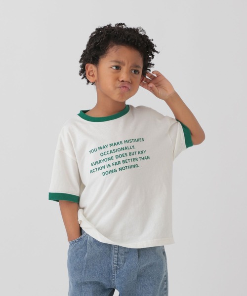 GLOBAL WORK（グローバルワーク） tシャツ ヘビロッTEEBOYS半袖/T