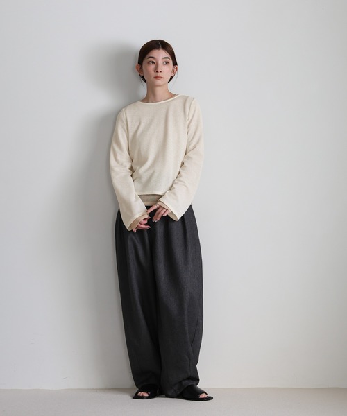 select MOCA（セレクトモカ） tシャツ 2WAYリボンスラブシアートップス