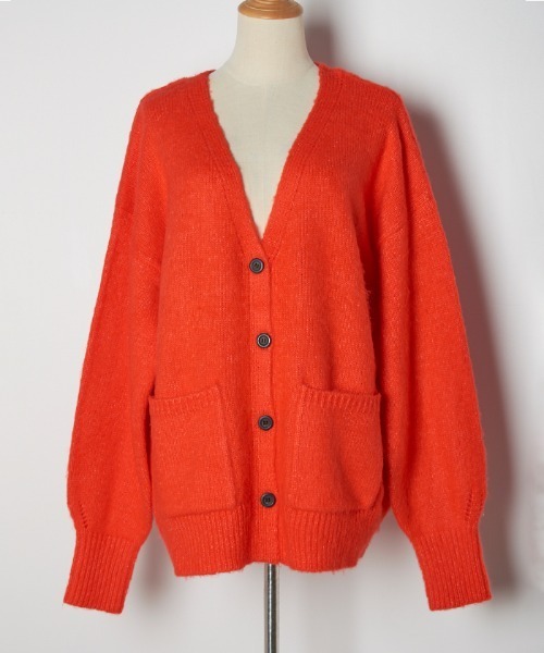 「Futier land」 ニットカーディガン FREE ピンク レディース_画像4