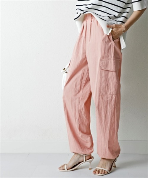 【Mサイズ】windandsea ナイロン　カーゴパンツ ニッセン（nissen） カーゴパンツ 軽くてやわらか綿ナイロンカーゴ