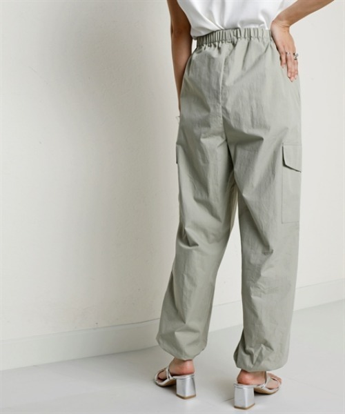 ニッセン（nissen） カーゴパンツ 軽くてやわらか綿ナイロンカーゴ