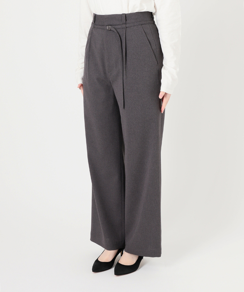 【新品.未使用】Spick&Span パンツ　Lサイズ Spick＆Span スラックス パンツ レースラインパンツ レディース